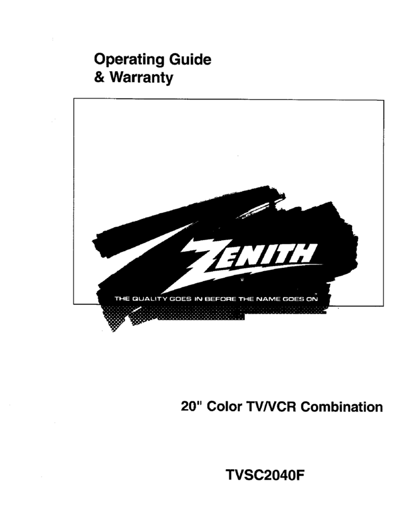 Zenith TVSC2040F Operating and maintenance manual Zenith TVSC2040F Operating and maintenance manual