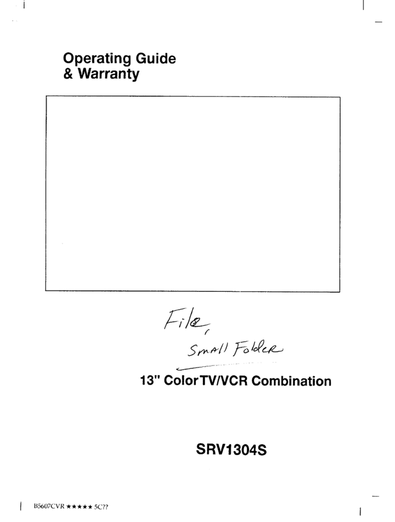 Zenith SRV1304S Operating guide & warranty