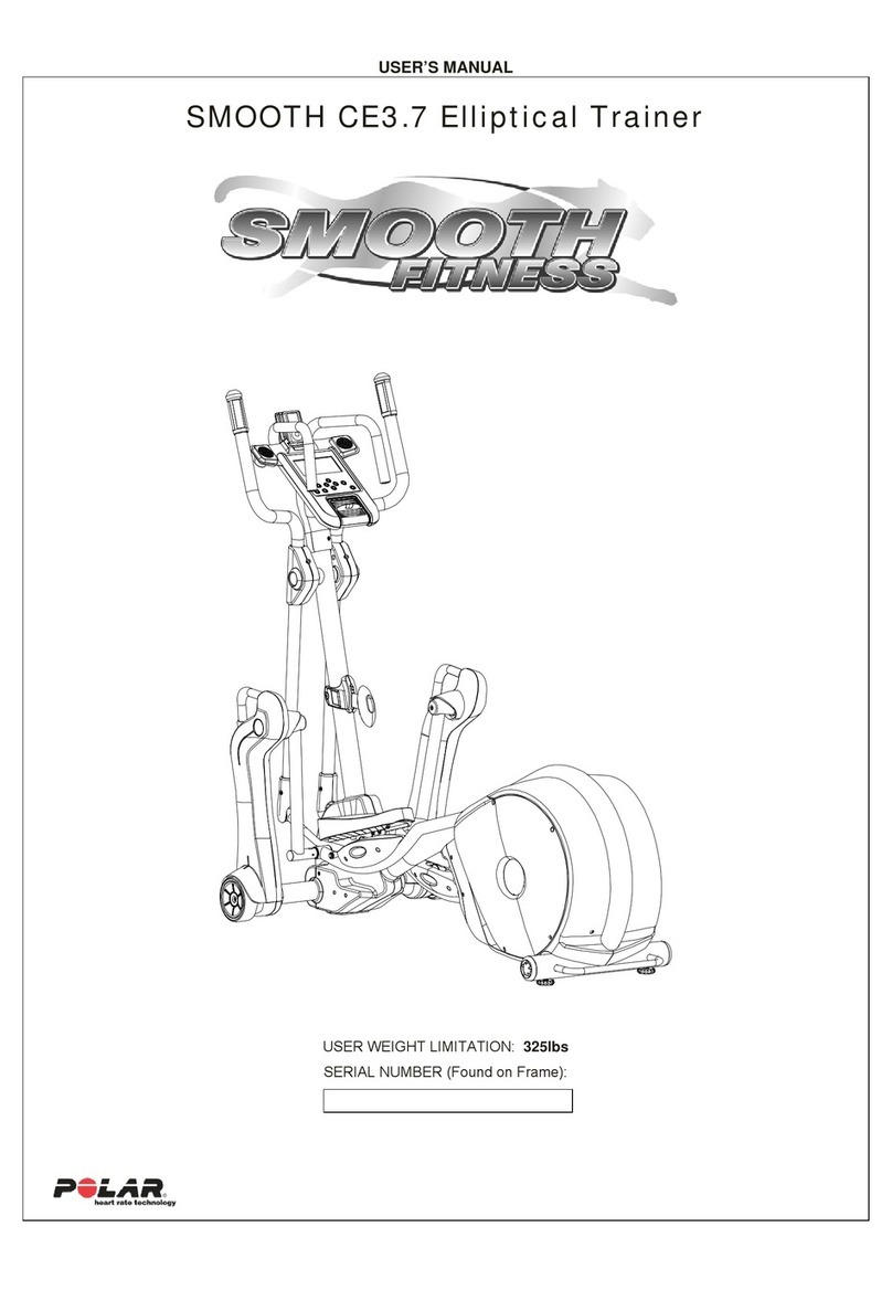 Smooth Fitness SMOOTH CE3.7 user manual
