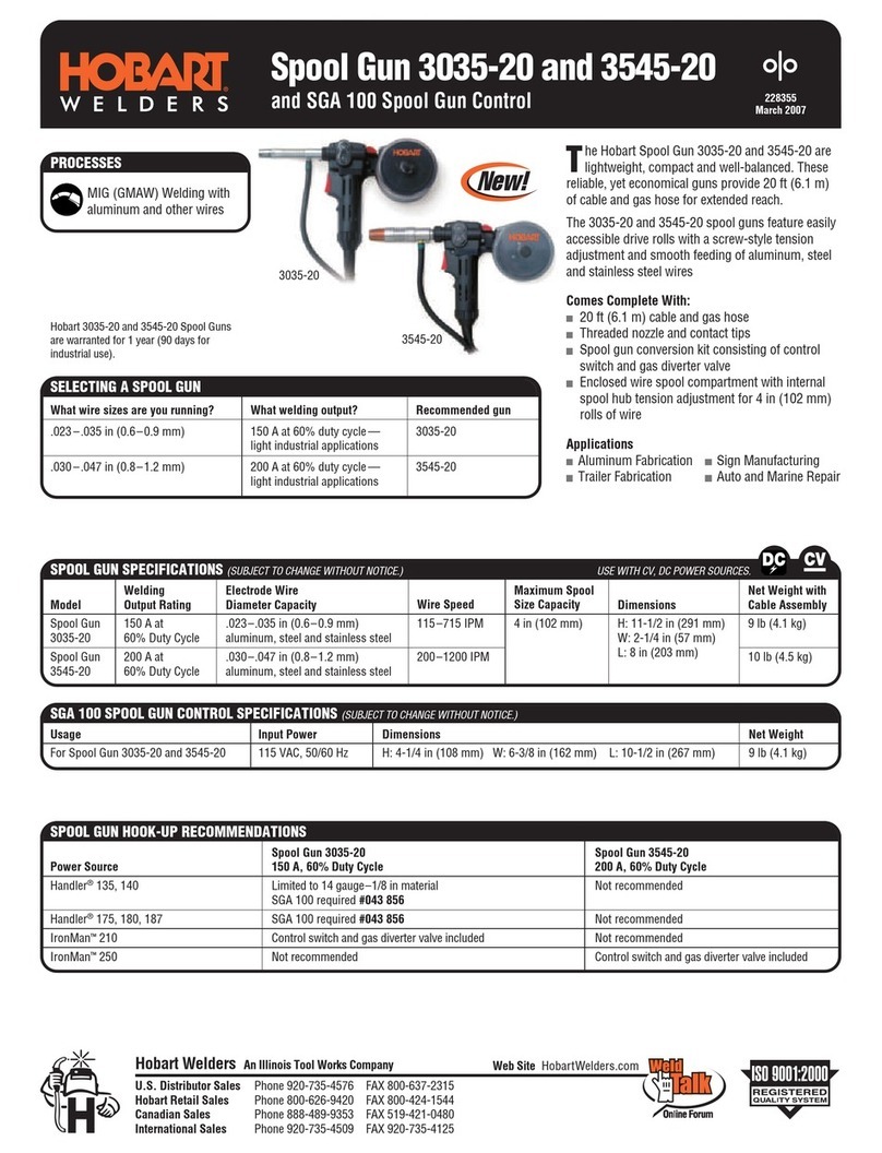 Hobart Welding Products DP 3035-20 User manual