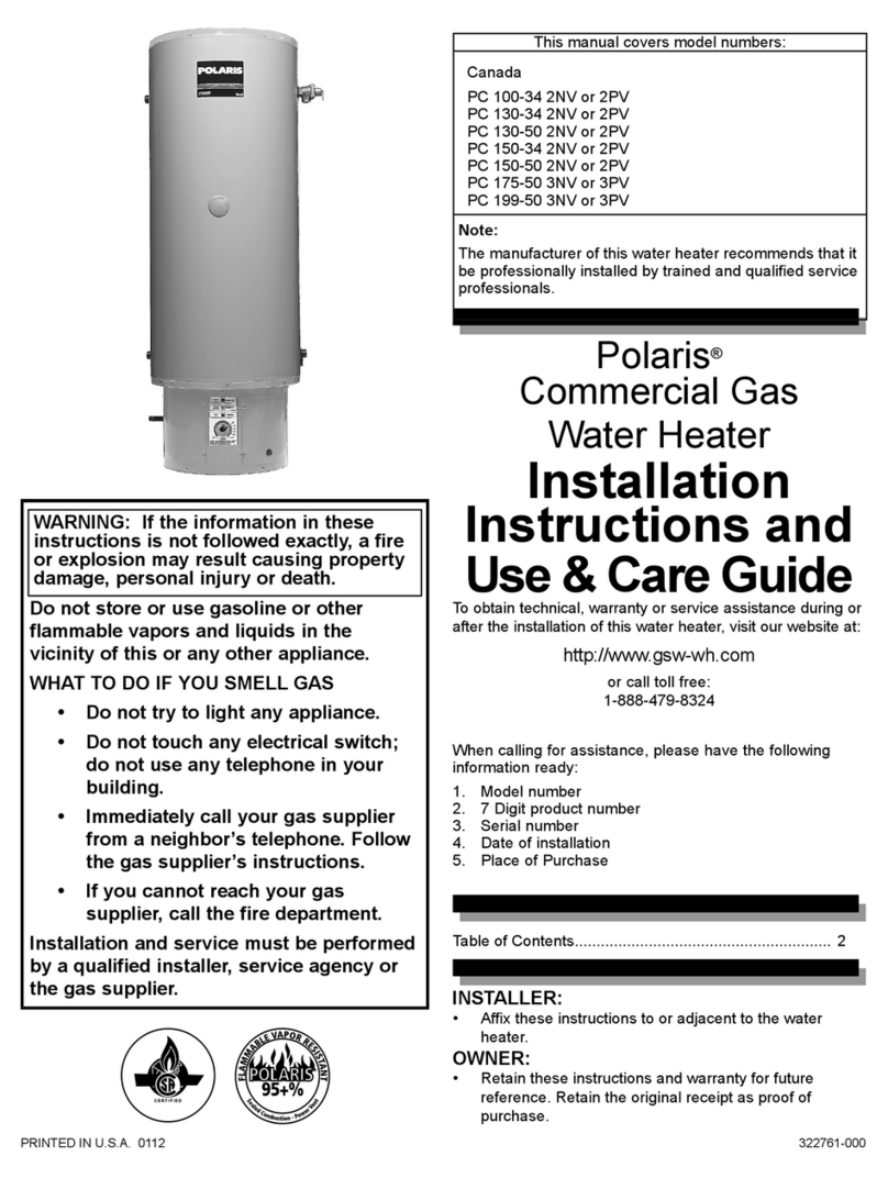 Polaris PC 199-50 3NV Product information sheet