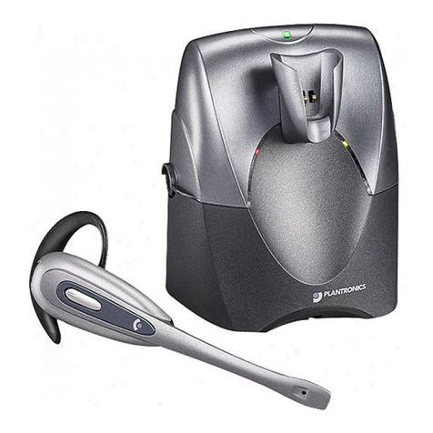 Plantronics VOYAGER CS60 User manual Plantronics VOYAGER CS60 User manual
