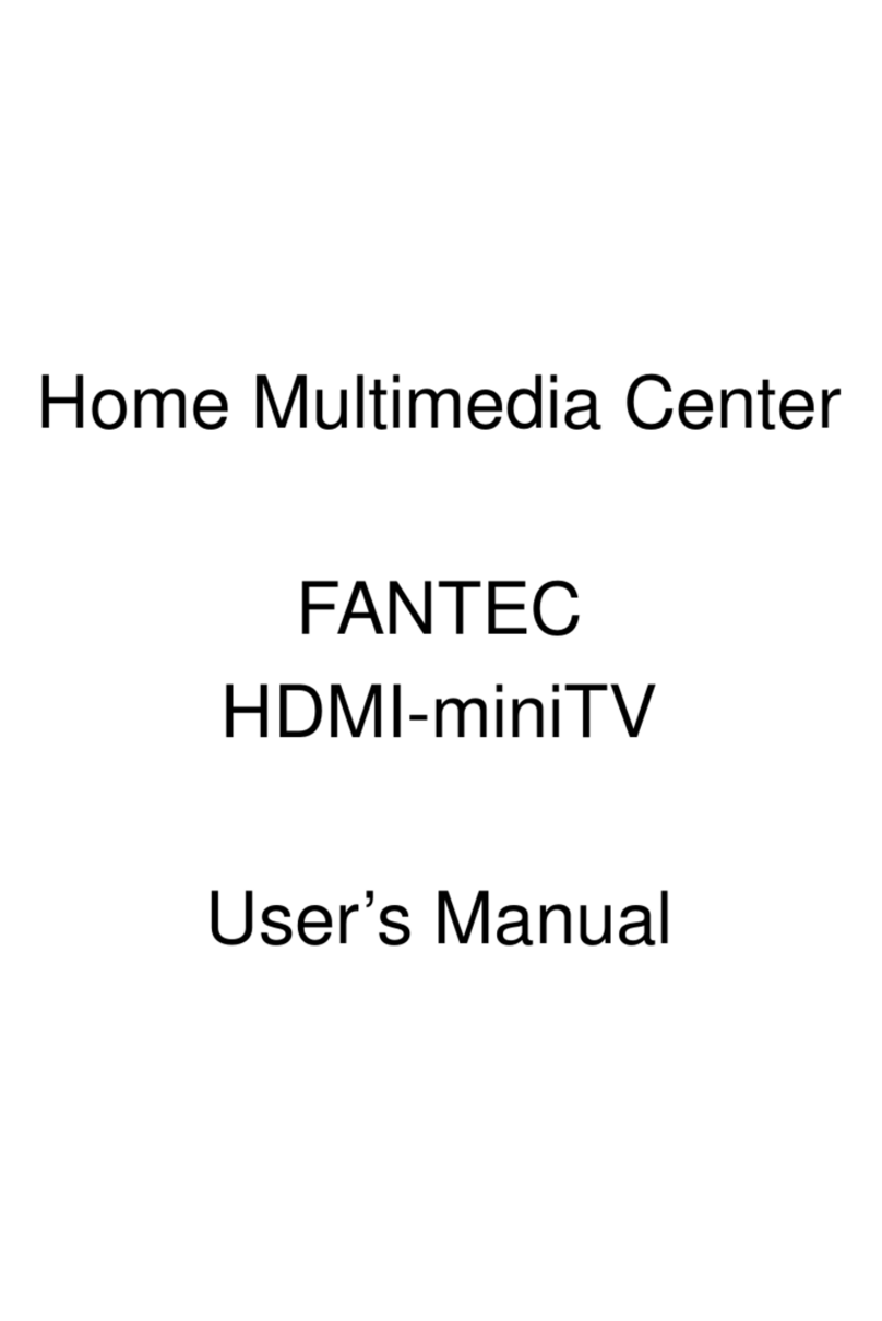 Fantec HDMI-miniTV User manual