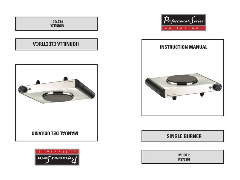 Professional Series Collezioni PS77301 instruction manual