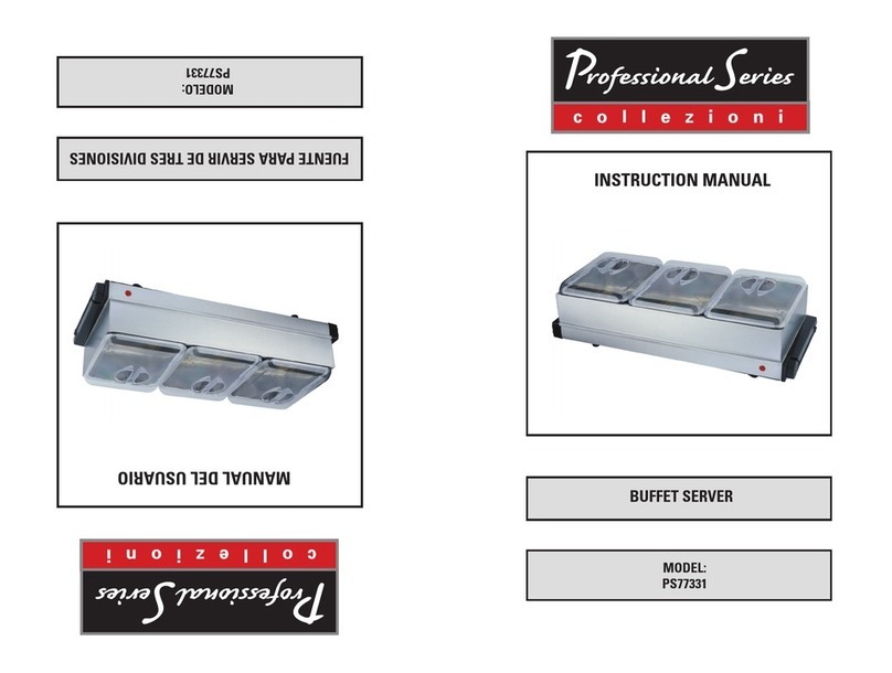 Professional Series Collezioni PS77331 instruction manual