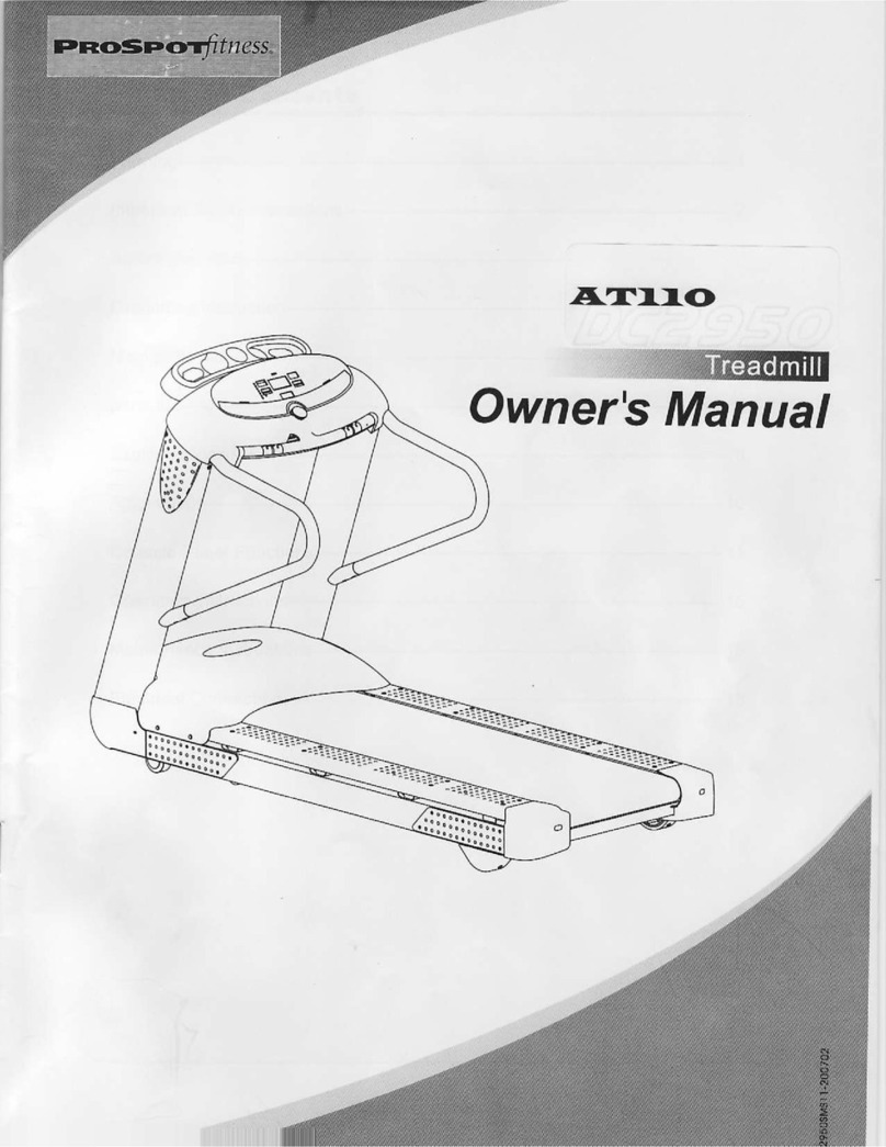 ProSpot Fitness AT110 owner's manual