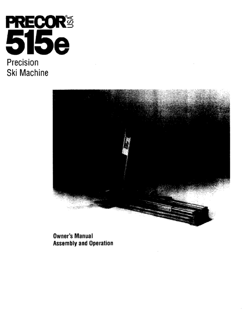 Precor 515e User manual