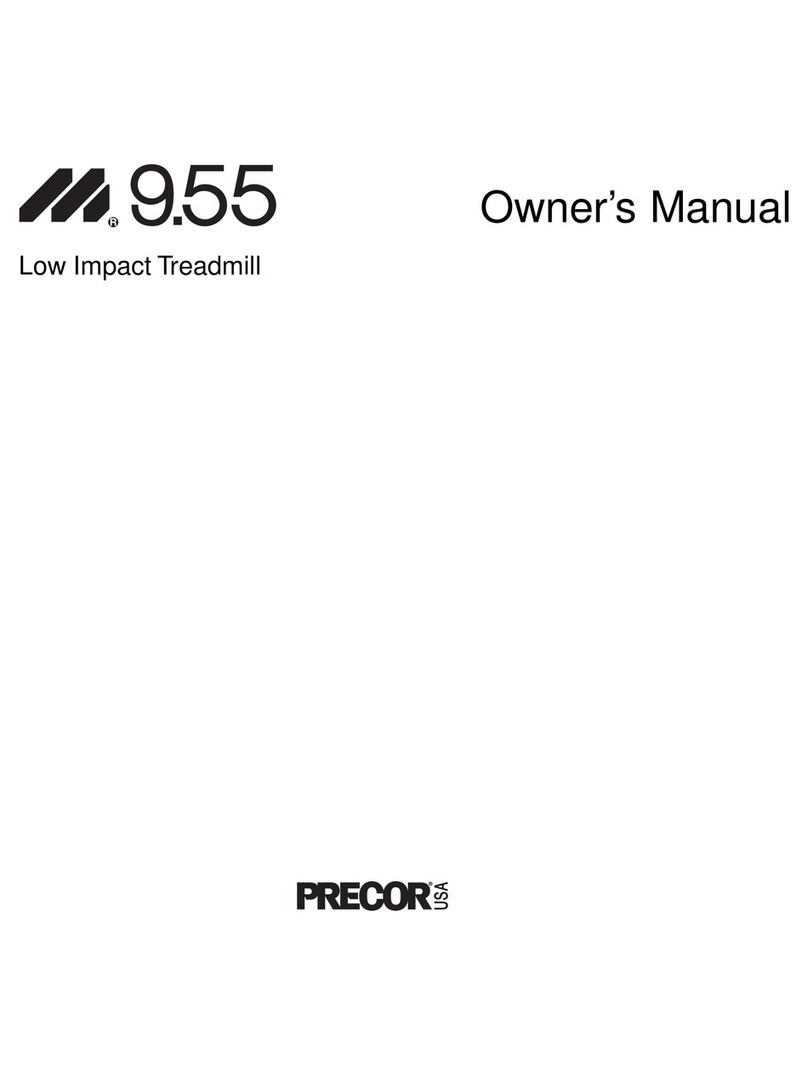 Precor M9.55 owner's manual