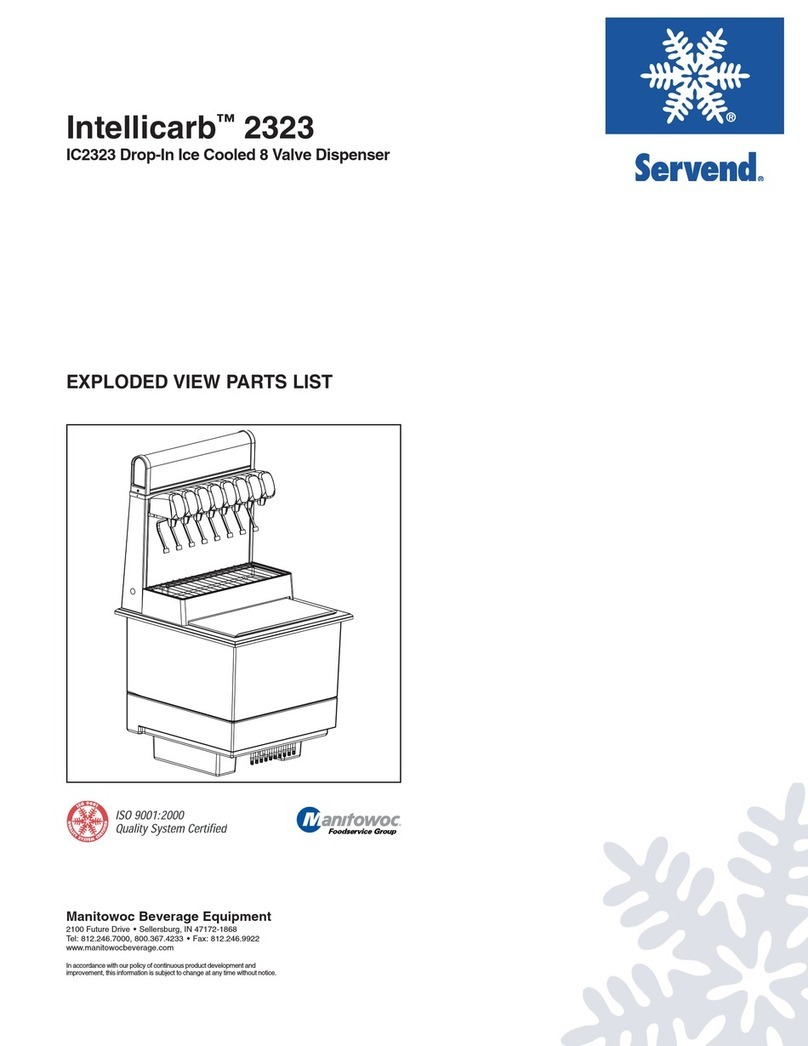 Servend Servend Intellicarb 2323 parts list