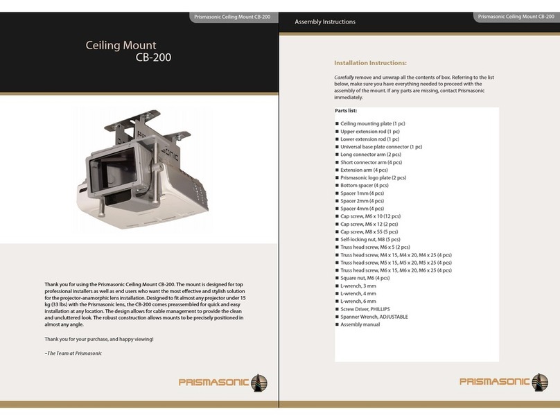 Prismacolor CB-200 Assembly instructions