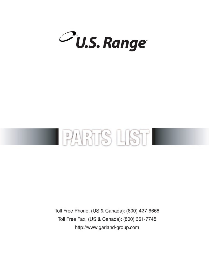 U.S. Range U.S. Range UIR36 parts list