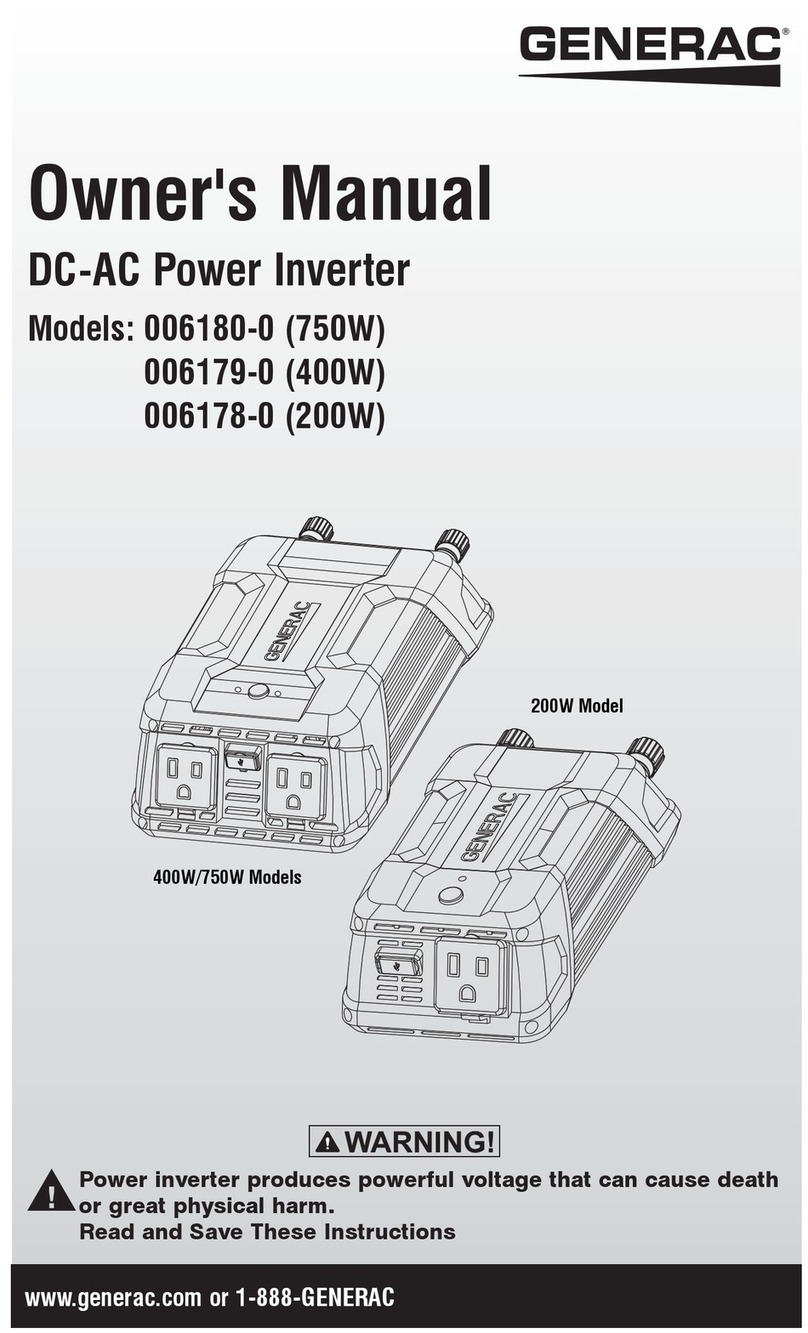 Generac Power Systems 006180-0 User manual