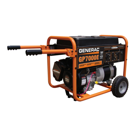 Generac Power Systems GP7000E GP SERIES User manual