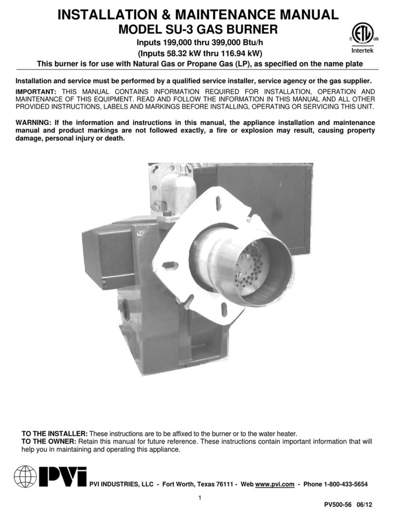PVI Industries SU-3 Instruction Manual