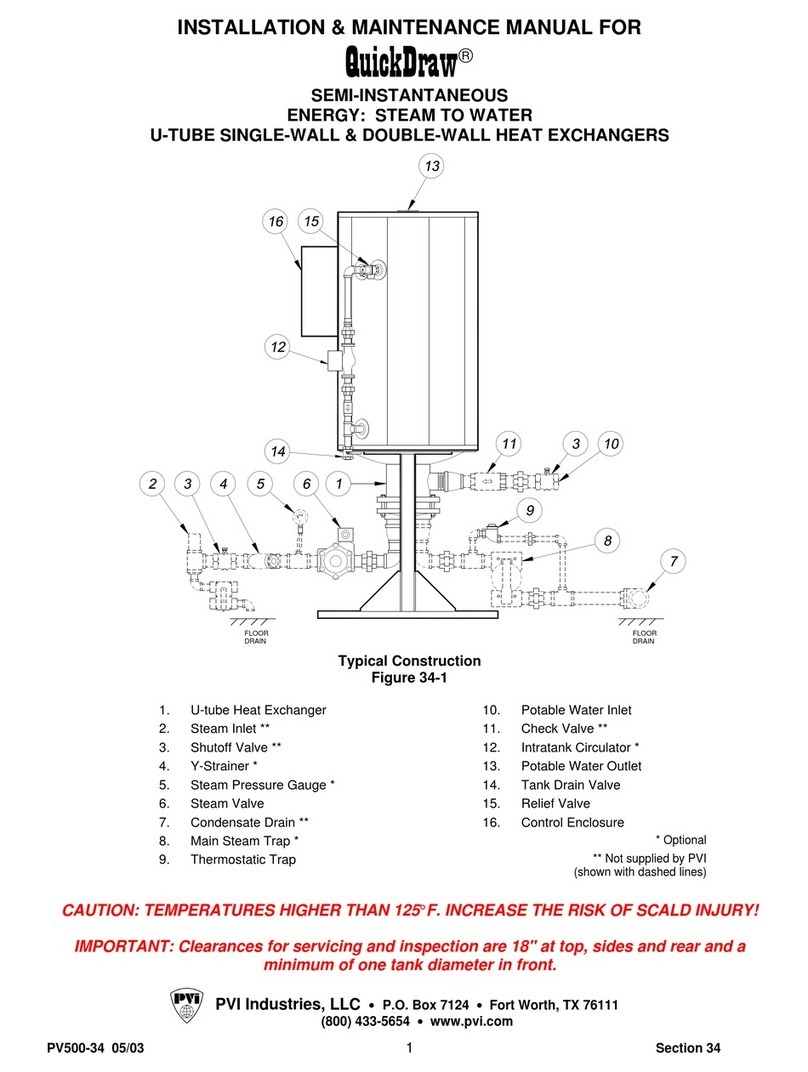 PVI Industries QuickDraw Installation & maintenance manual