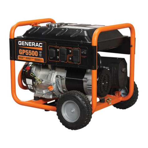 Generac Power Systems GP5500 User manual