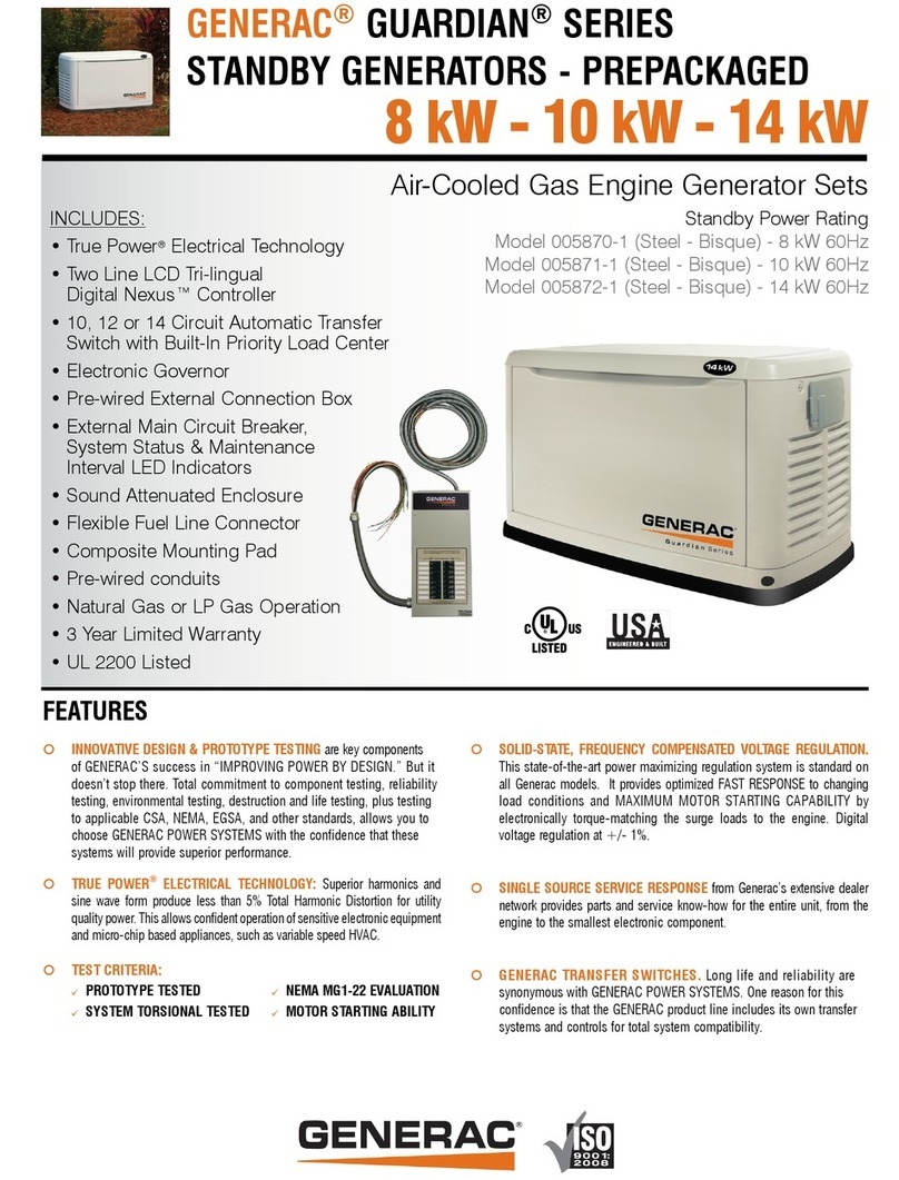 Generac Power Systems GUARDIAN SERIES 005870-1 overview