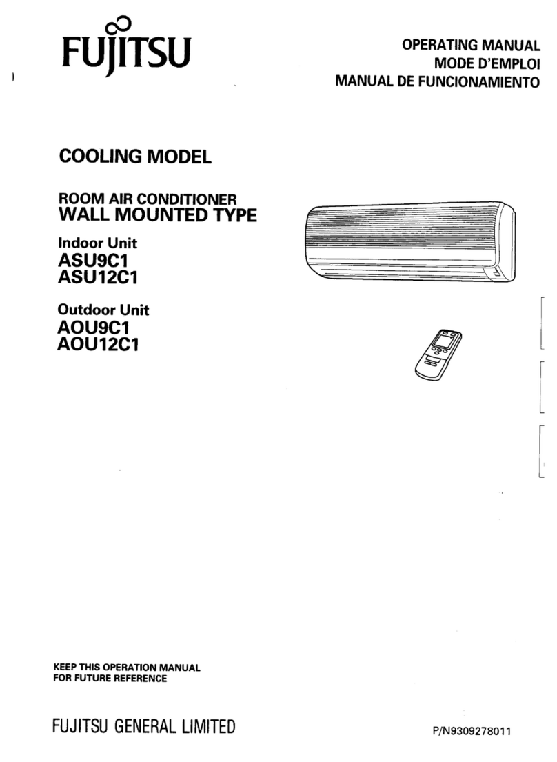 Fujitsu ASU9C1 User manual