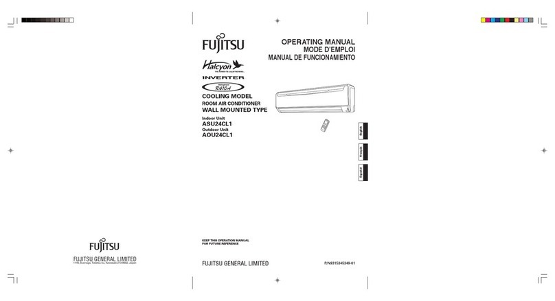Fujitsu Inverter Halcyon ASU24CL1 User manual
