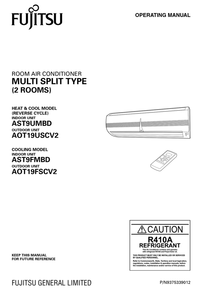 Fujitsu AST9UMBD User manual