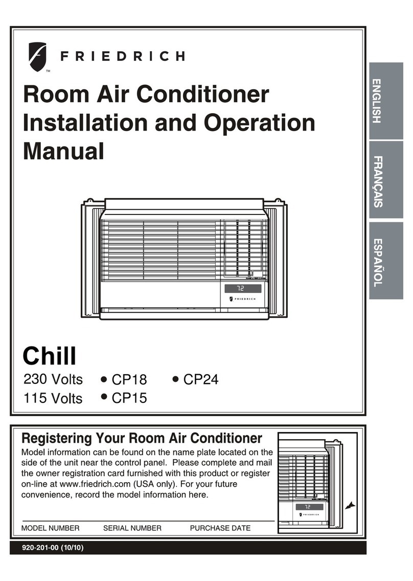 Friedrich Chill CP18 User manual