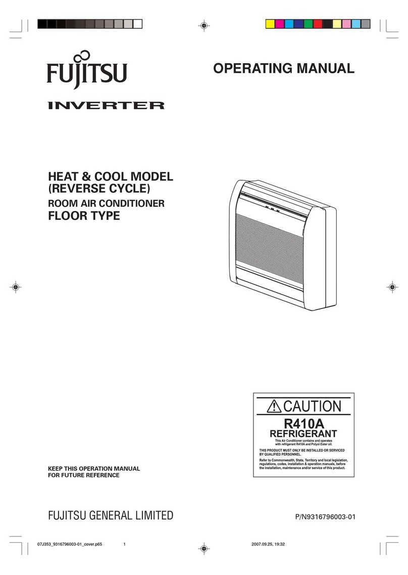 Fujitsu Inverter 9316796003-01 User manual