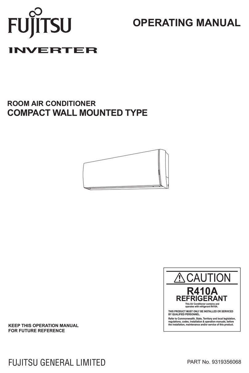 Fujitsu Inverter 9319356068 User manual