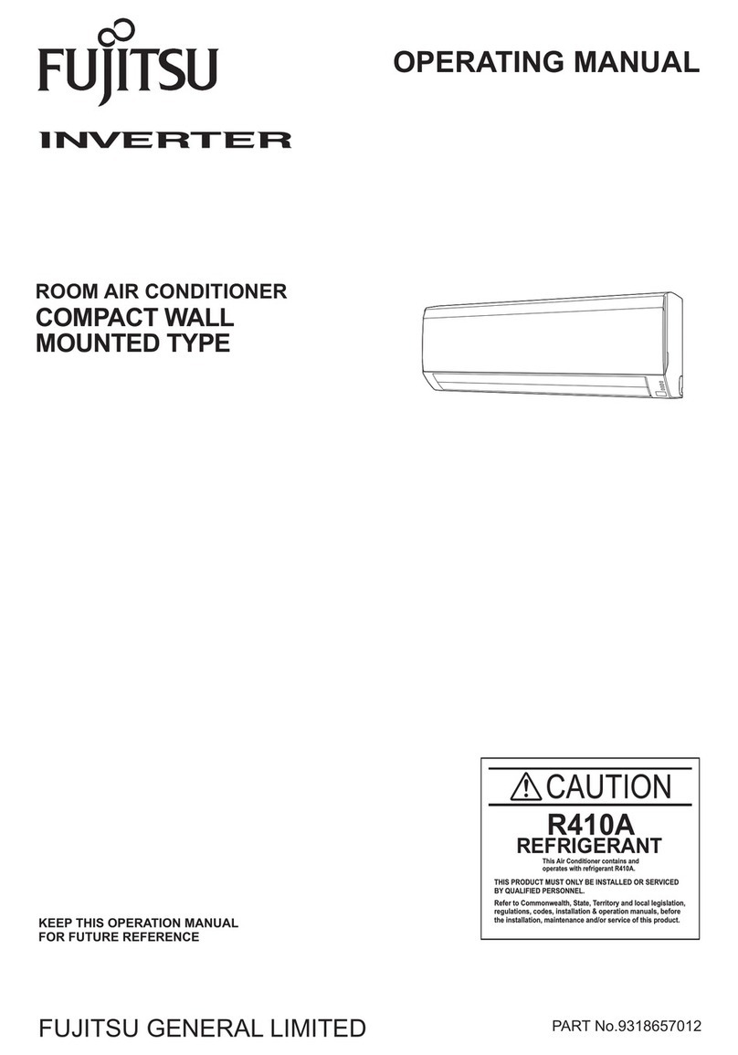 Fujitsu Inverter 9318657012 User manual