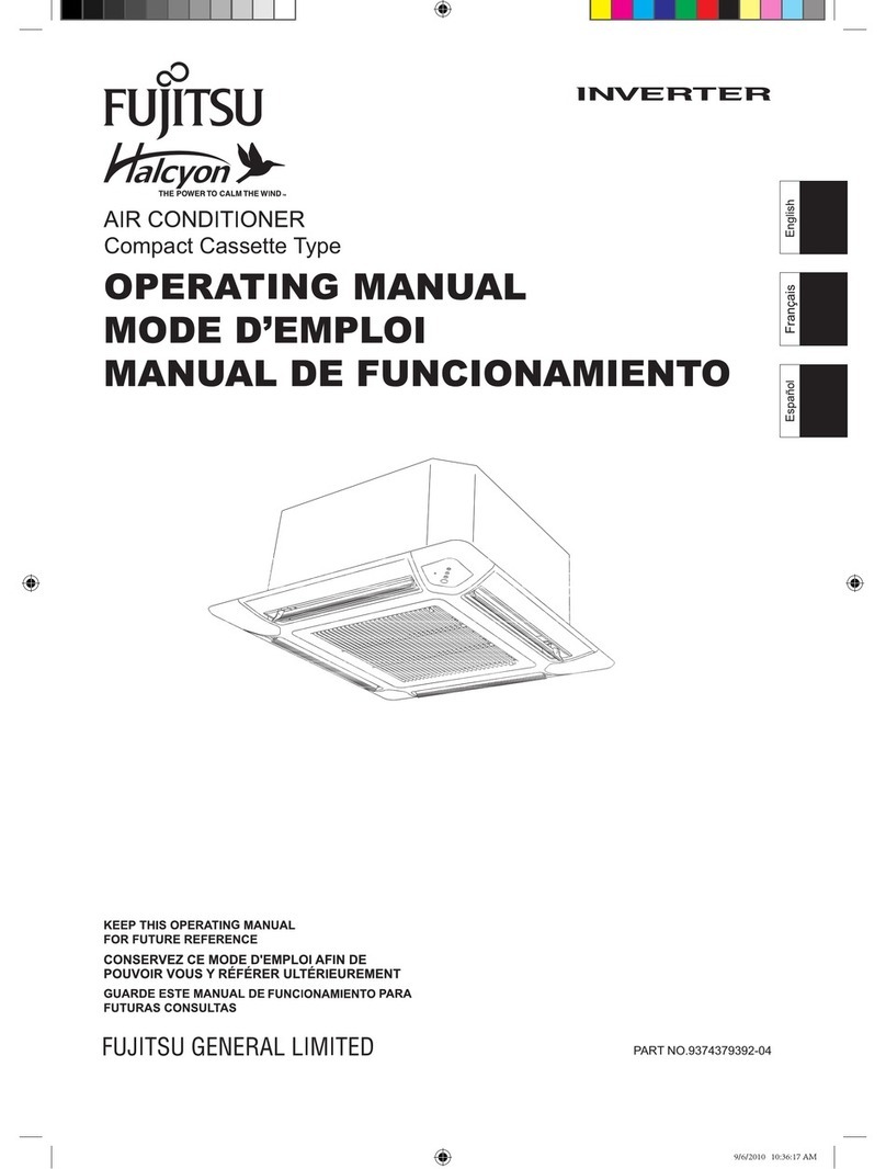 Fujitsu Inverter Halcyon 9374379392-04 User manual