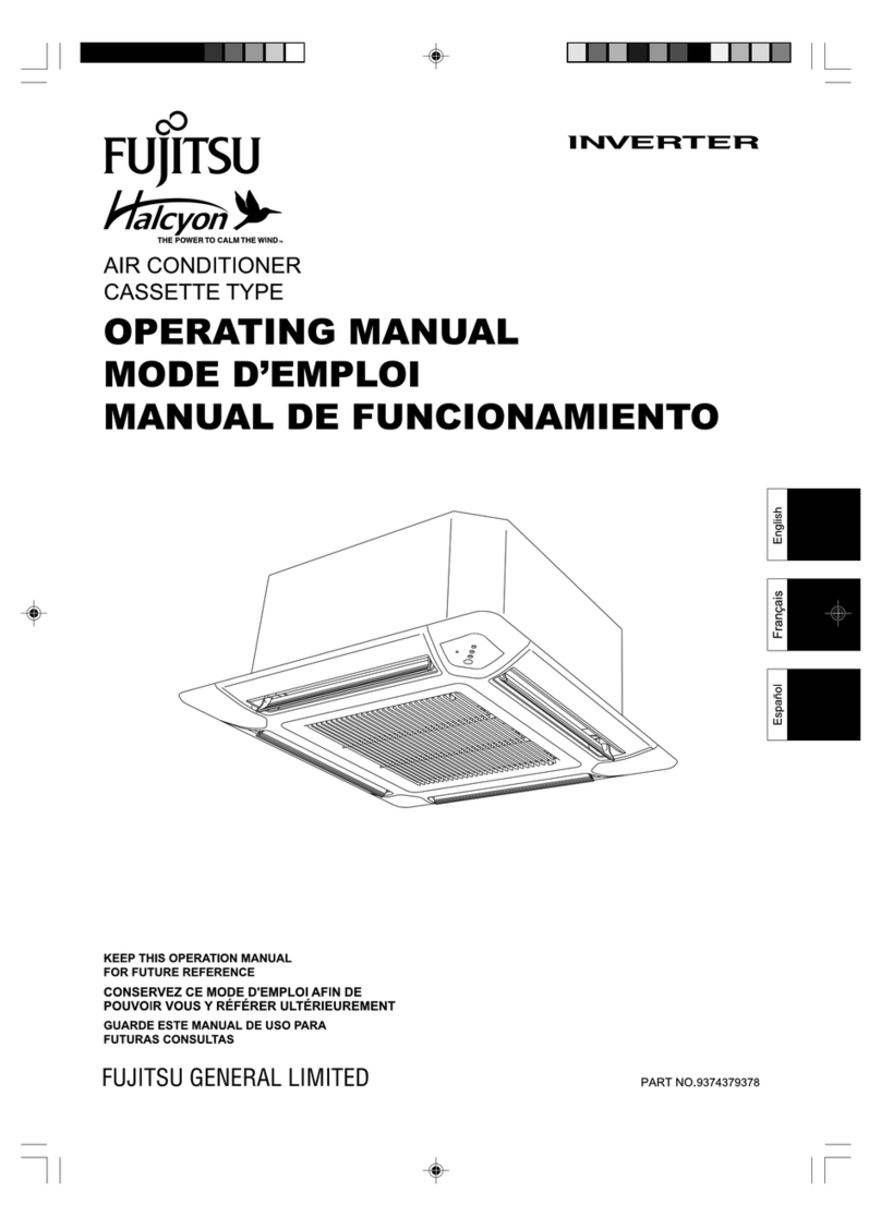 Fujitsu Inverter Halcyon 9374379378 User manual