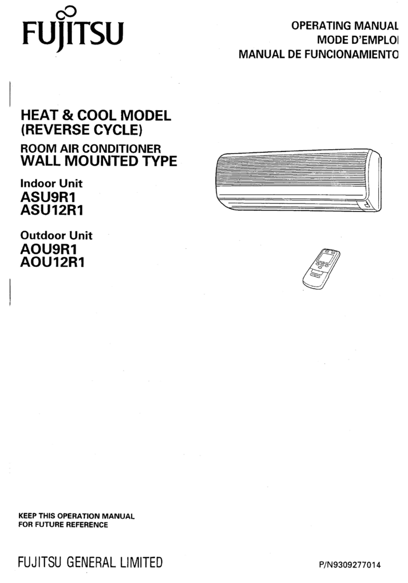 Fujitsu ASU9R1 User manual