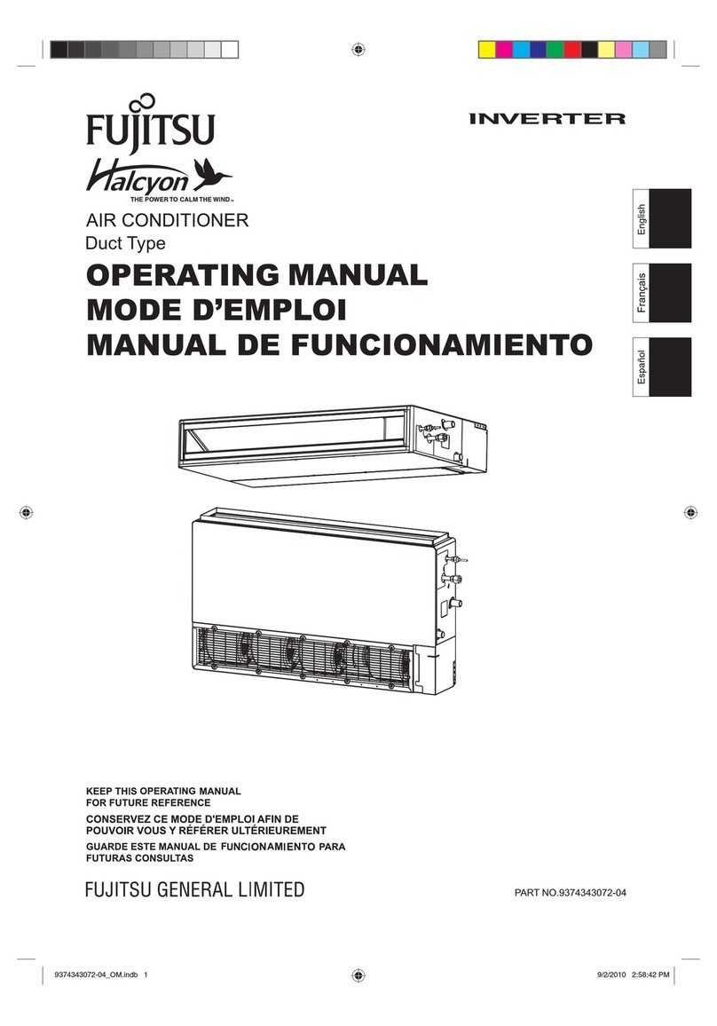 Fujitsu Inverter Halcyon 9374343072-04 User manual