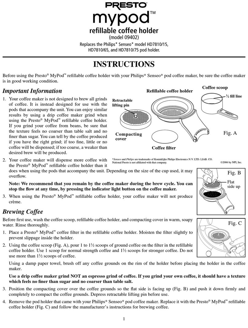 Presto MyPod 09402 instructions
