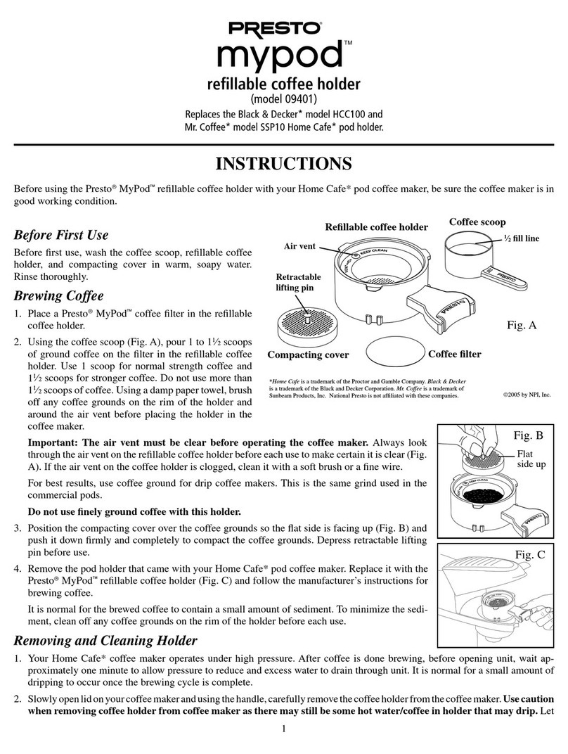 Presto MyPod 09401 instructions