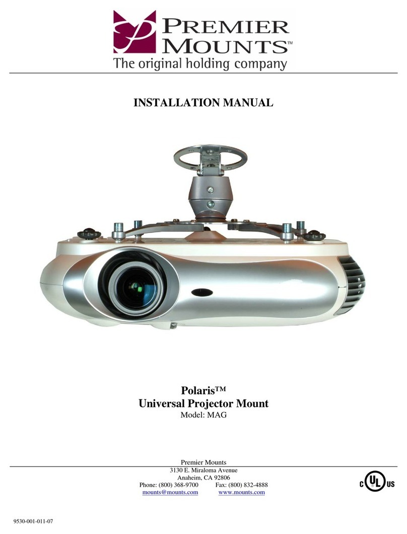 Premier Mounts POLARIS MAG User manual