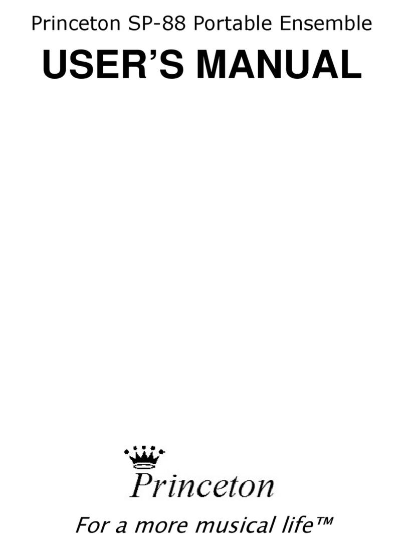 Princeton SP-88 user manual