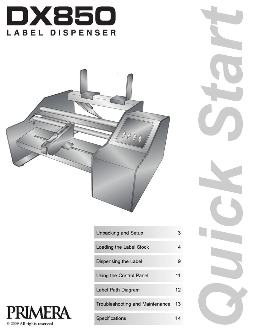 Primera DX850 User manual