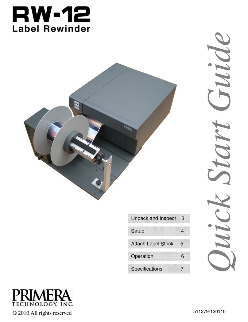 Primera RW-12 User manual
