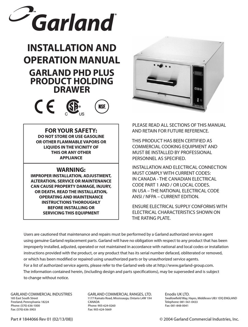Garland PHD PLUS User manual