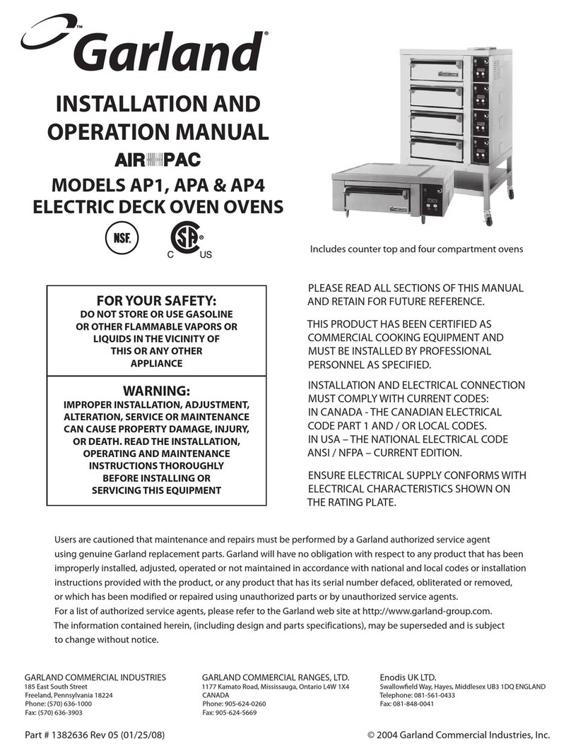 Garland Air Pac AP1 User manual