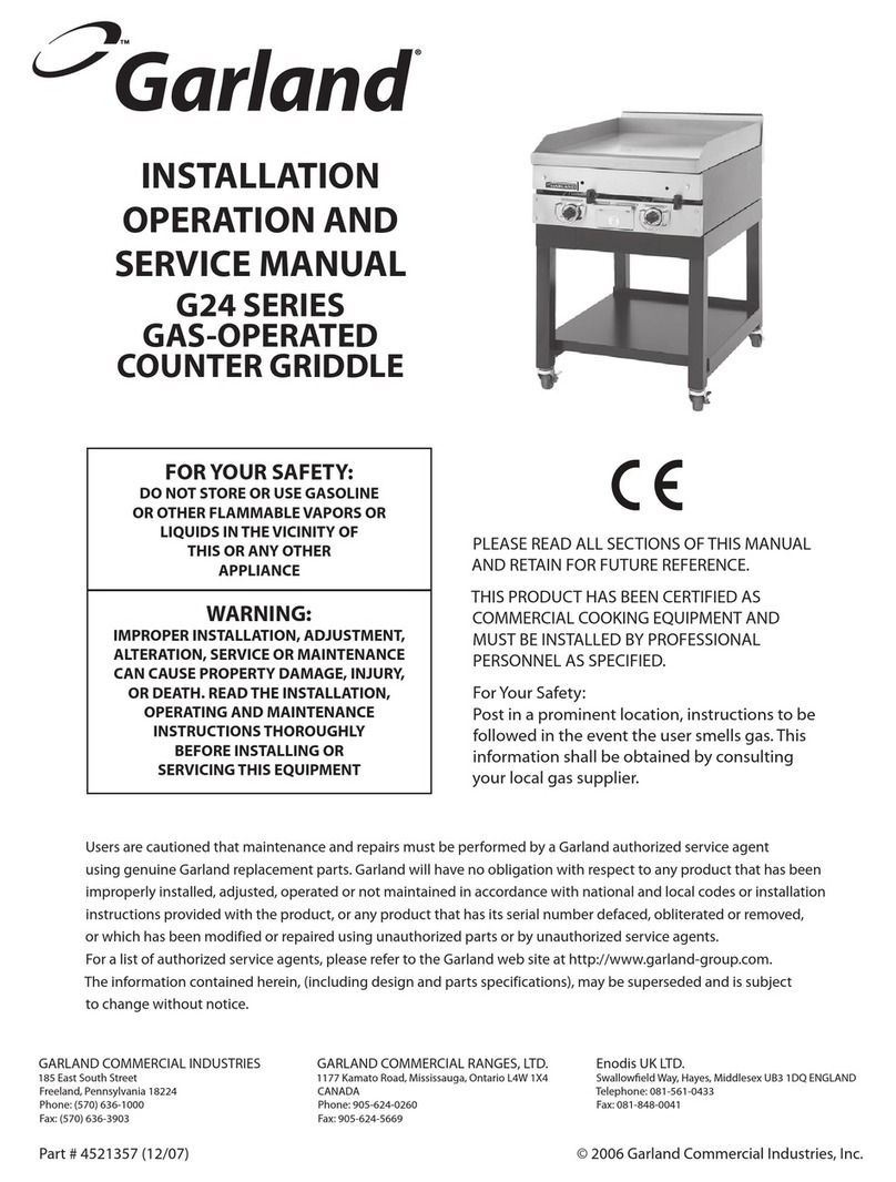 Garland G24 SERIES Manual