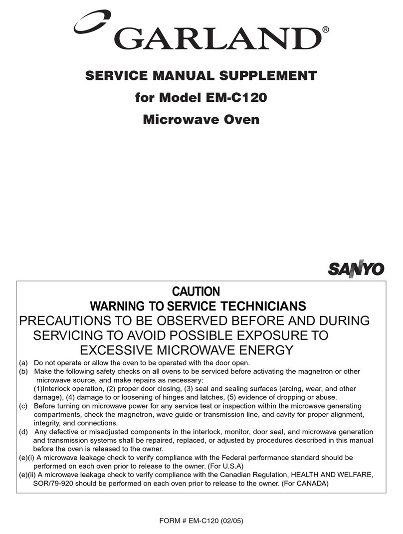 Garland EM-C120 Service manual supplement