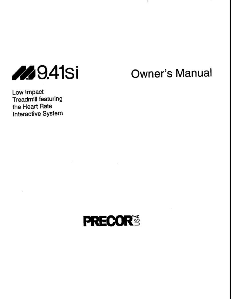 Precor M9.41si User manual