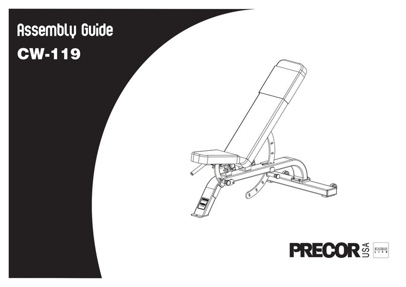 Precor CW-119 User manual