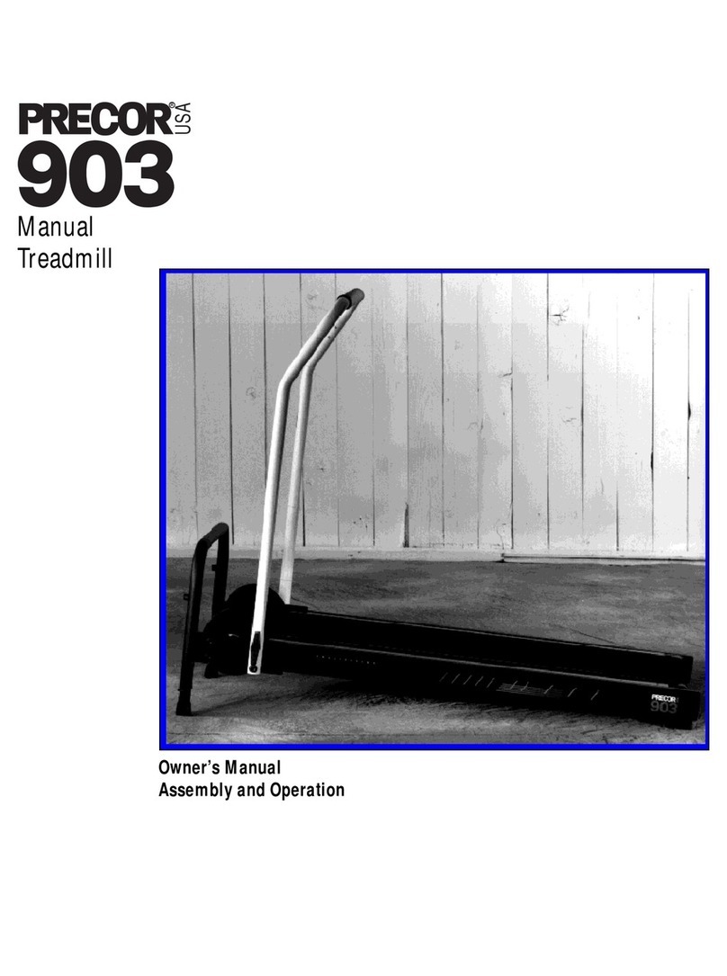 Precor 903 User manual