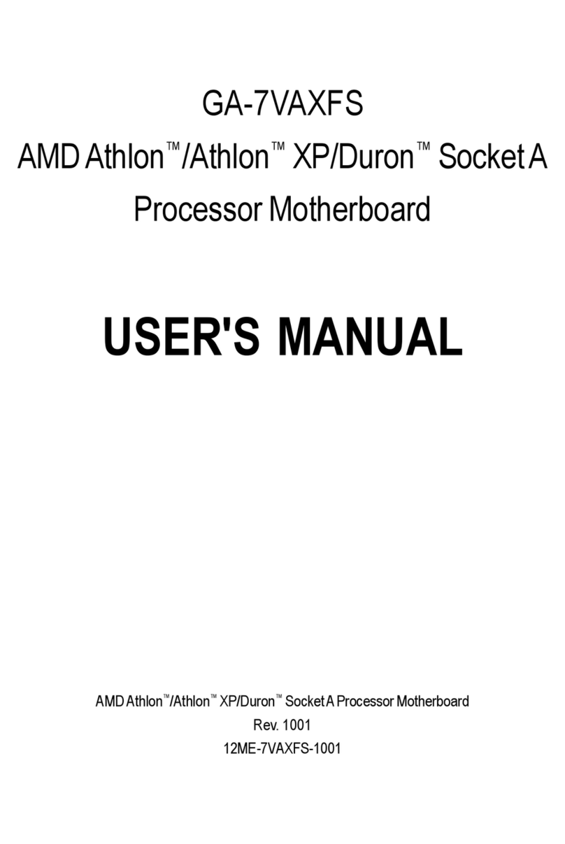 Fujitsu GA-7VAXFS User manual
