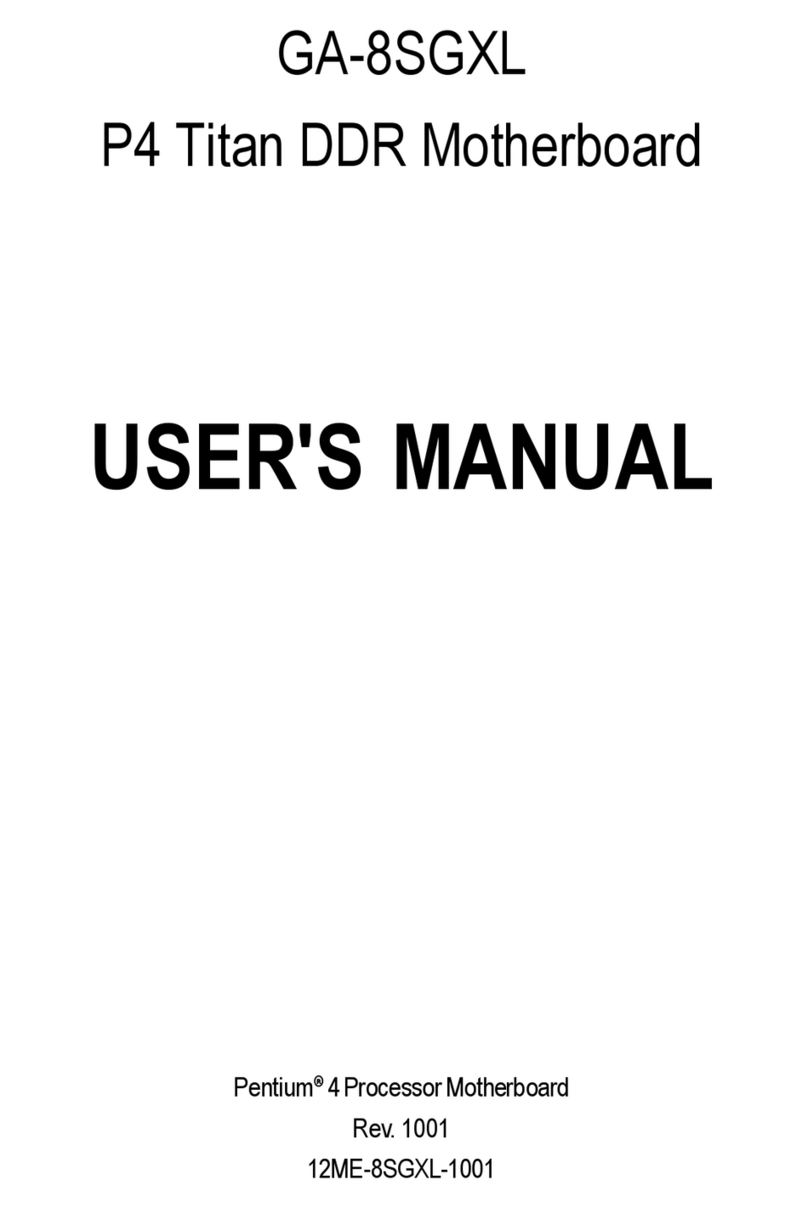 Fujitsu GA-8SGXL P4 Titan DDR user manual