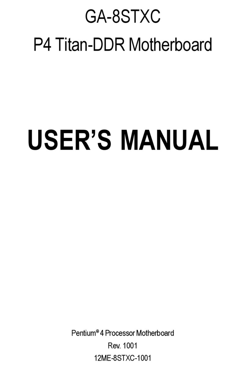 Fujitsu GA-8STXC P4 Titan-DDR User manual Fujitsu GA-8STXC P4 Titan-DDR User manual