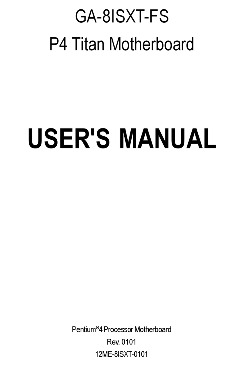 Fujitsu GA-8ISXT-FS P4 Titan User manual