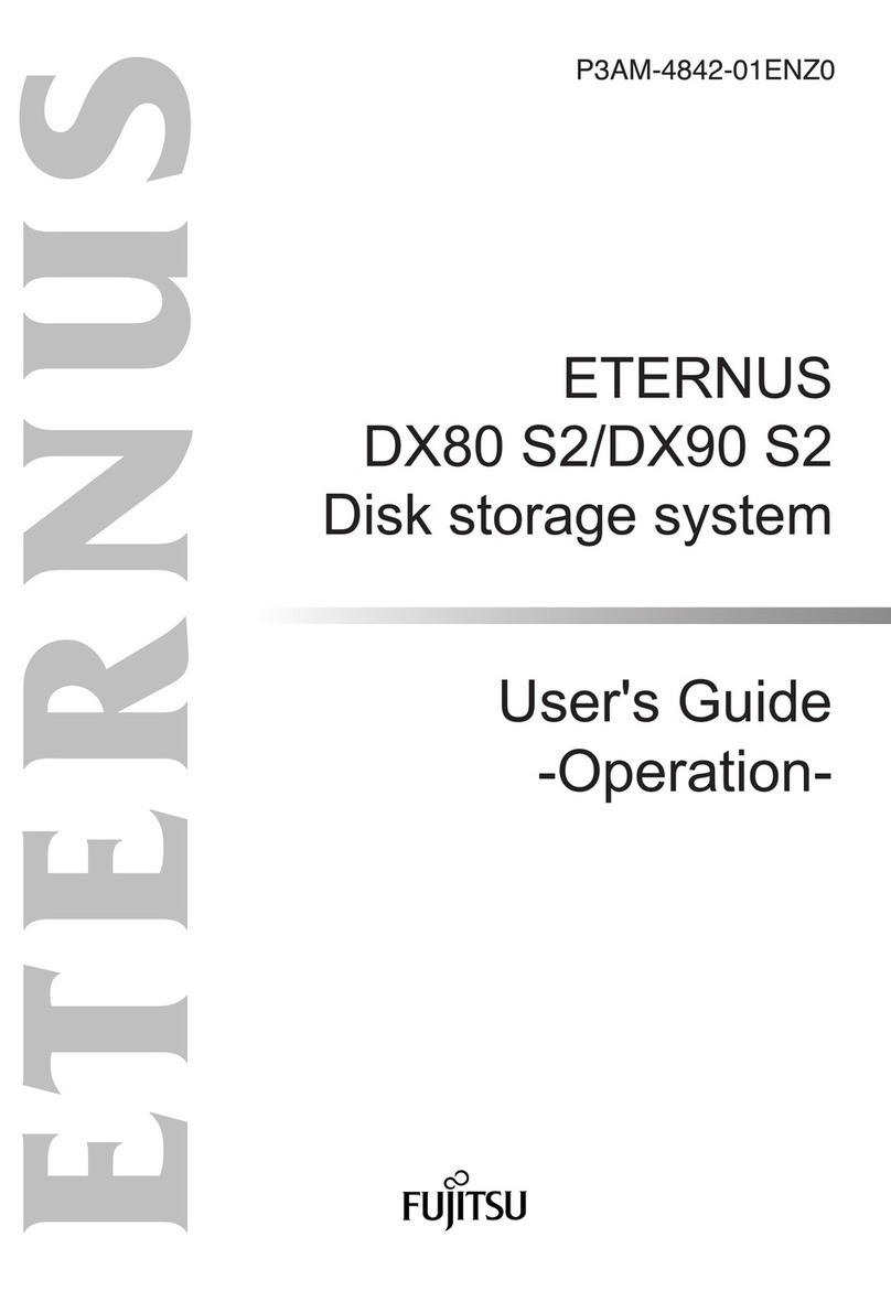 Fujitsu Eternus DX80 S2 User manual
